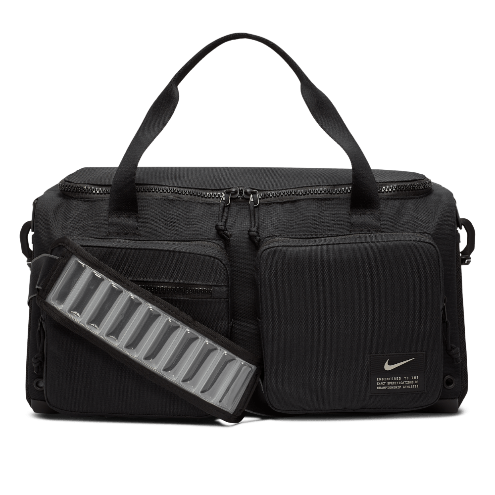 Nike Utility Power 2.0 黑色 背帶氣墊 訓練袋 側背包 肩背包 旅行袋 CK2795-010-細節圖7