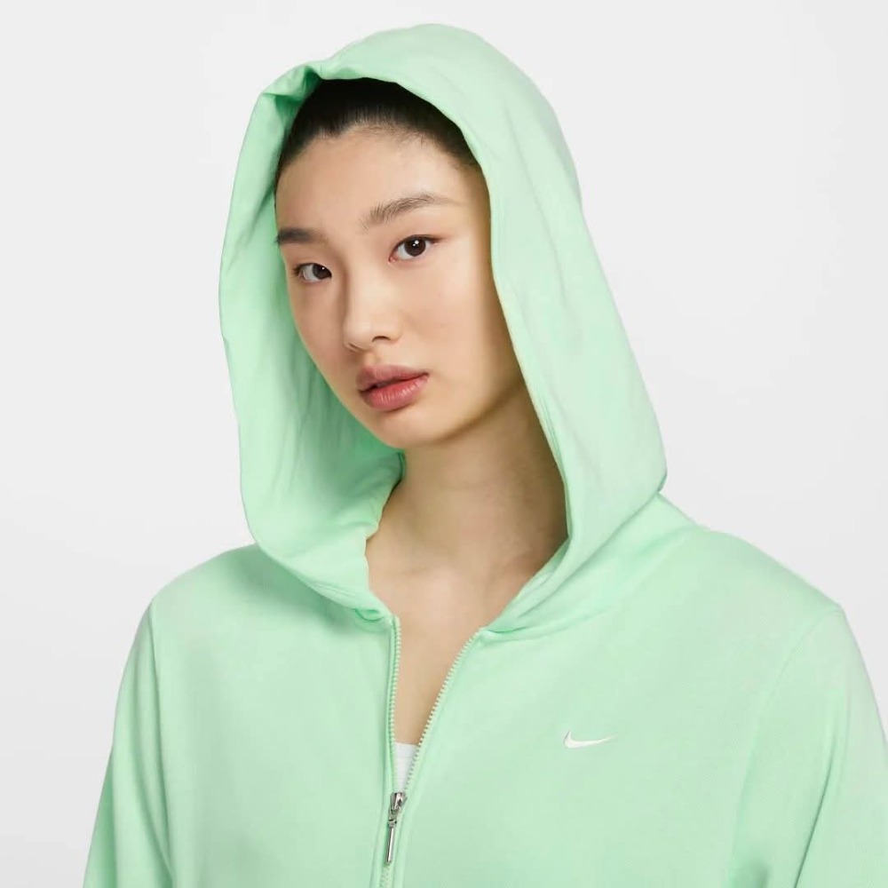 女子 Nike Sportswear Jacket 淺綠 法國毛線圈 連帽外套 定價2180-細節圖2