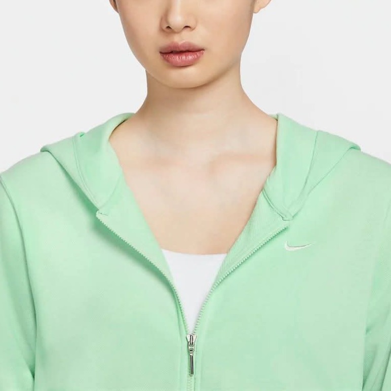 女子 Nike Sportswear Jacket 淺綠 法國毛線圈 連帽外套 定價2180-細節圖5