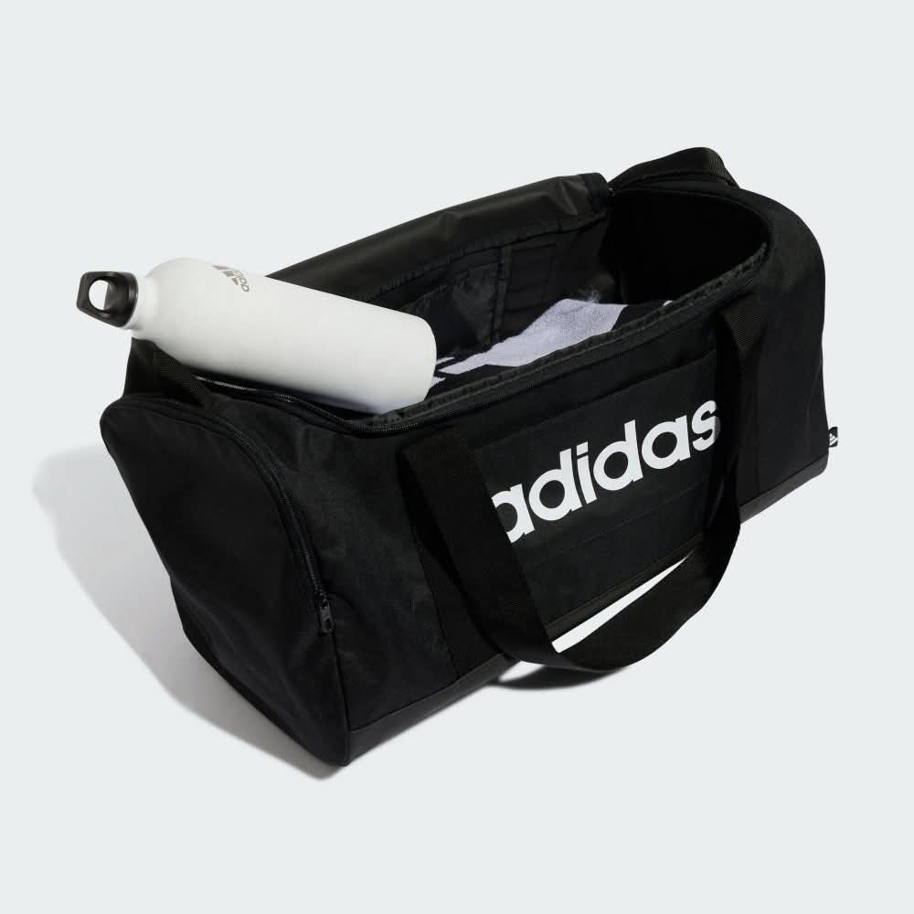 ADIDAS LINEAR DUFFEL S 黑色 旅行包 側背包 手提包 健身包-細節圖4