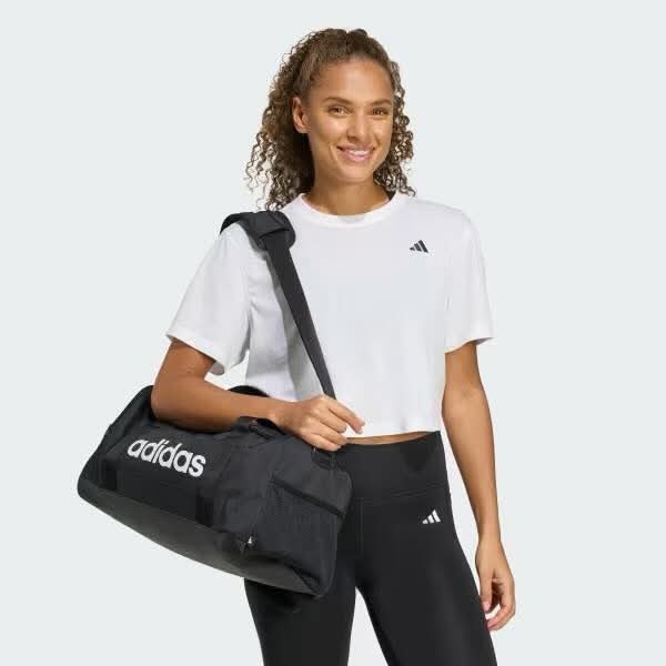 ADIDAS LINEAR DUFFEL S 黑色 旅行包 側背包 手提包 健身包-細節圖7