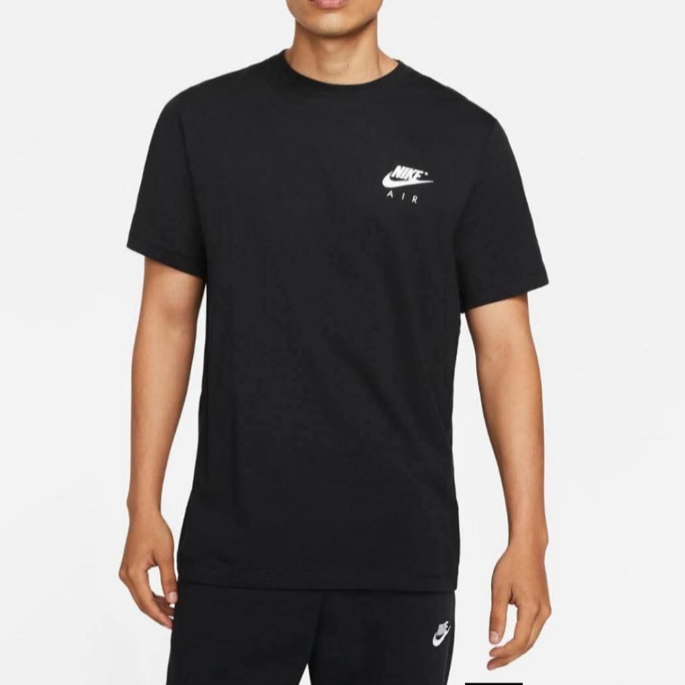 男子 NIKE NSW TEE NIKE AIR GX 黑色 棉質 短袖上衣 定價1180-細節圖2