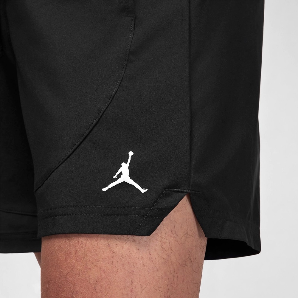 男子 Jordan Dri-FIT Sport Shorts 黑色 速乾 運動短褲-細節圖4