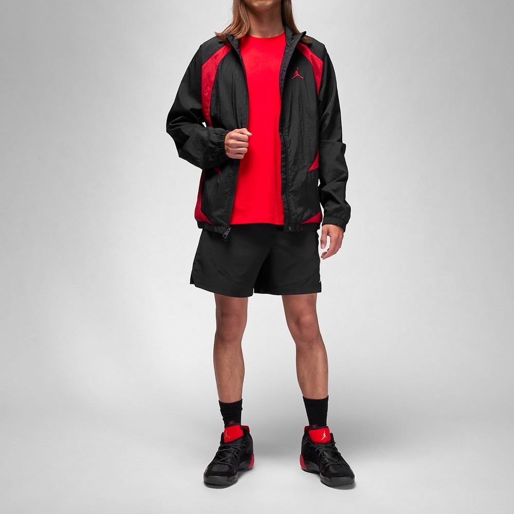 男子 Jordan Dri-FIT Sport Shorts 黑色 速乾 運動短褲-細節圖6