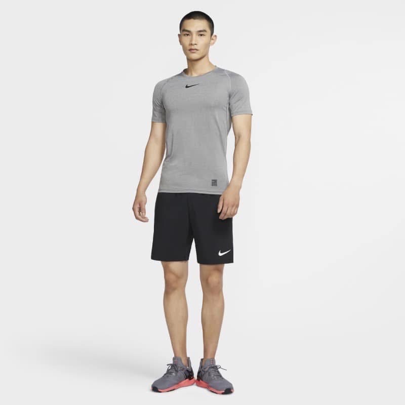 男子 NIKE DRY-FIT FLEX 黑色 透氣 排汗 運動 訓練短褲-細節圖4