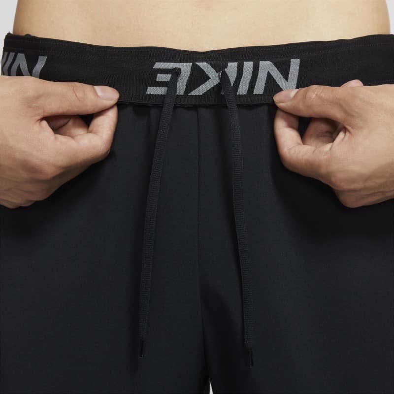 男子 NIKE DRY-FIT FLEX 黑色 透氣 排汗 運動 訓練短褲-細節圖5
