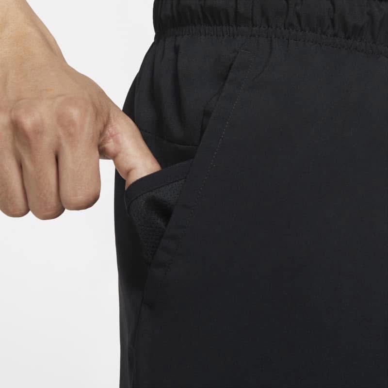 男子 NIKE DRY-FIT FLEX 黑色 透氣 排汗 運動 訓練短褲-細節圖6