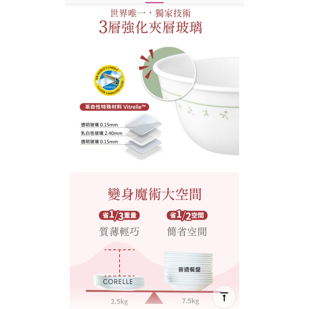 康寧餐具（Corelle Brands）的「莓好時光」系列韓式湯碗-細節圖3