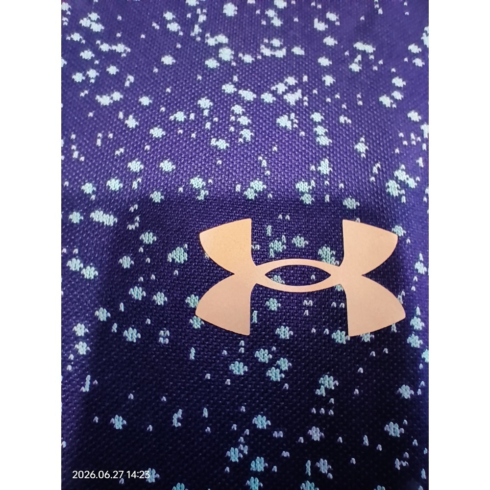 女款 UA TECH 短袖上衣 藍色 1370947-468-細節圖3
