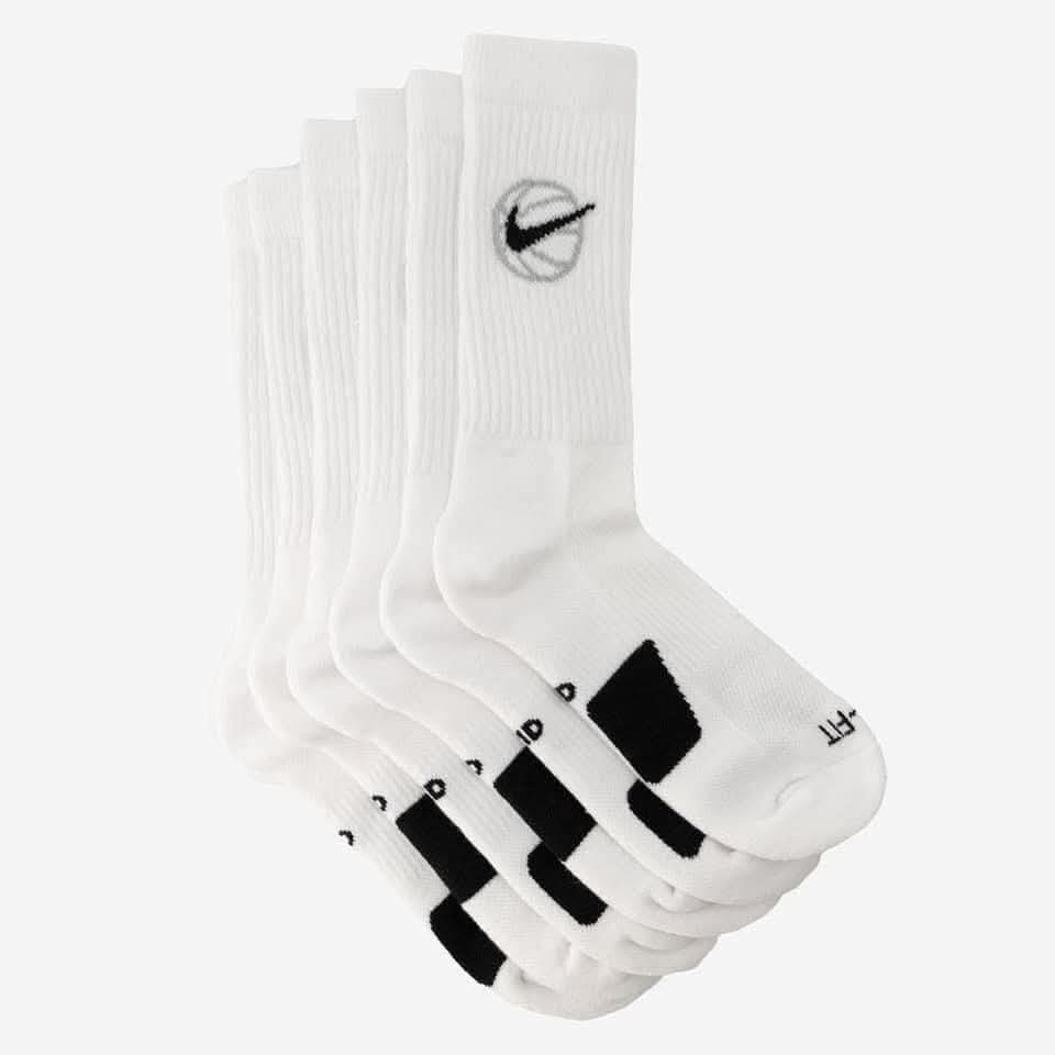 NIKE ELITE EVERYDAY CREW 白色 厚底 約到小腿肚 菁英籃球襪 三雙一組 定價650-細節圖5