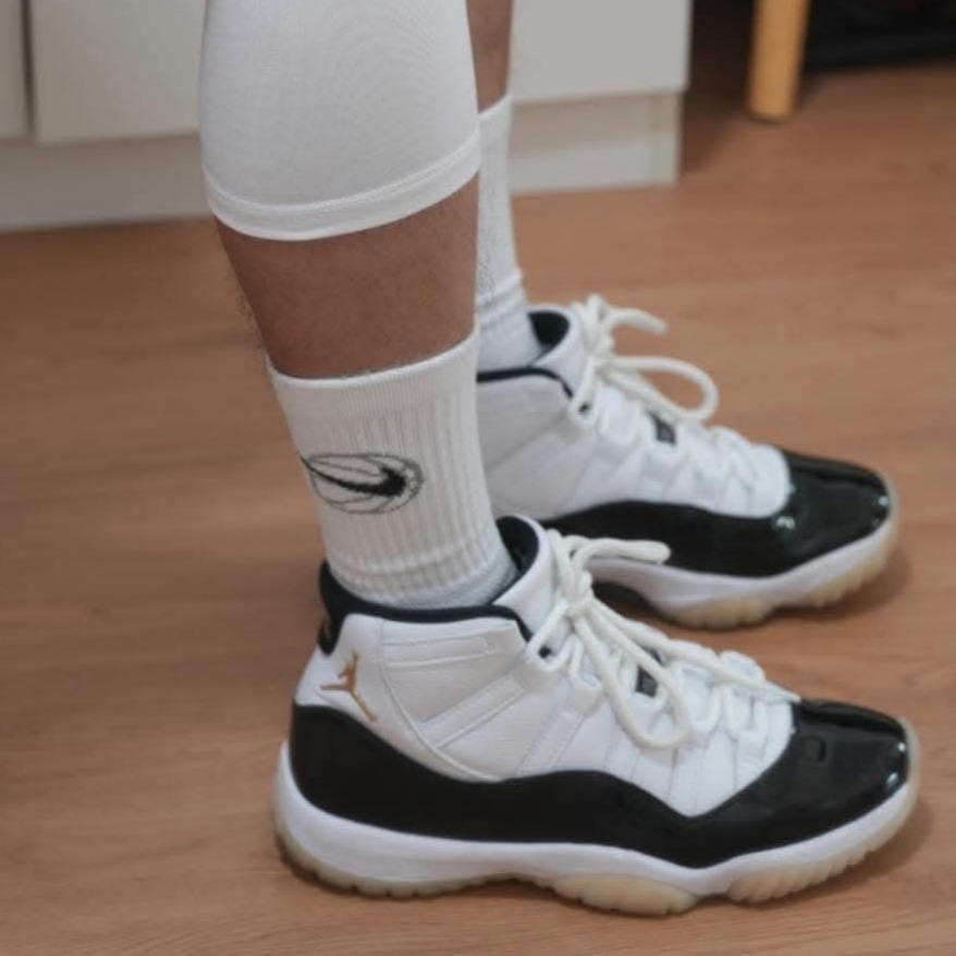 NIKE ELITE EVERYDAY CREW 白色 厚底 約到小腿肚 菁英籃球襪 三雙一組 定價650-細節圖9