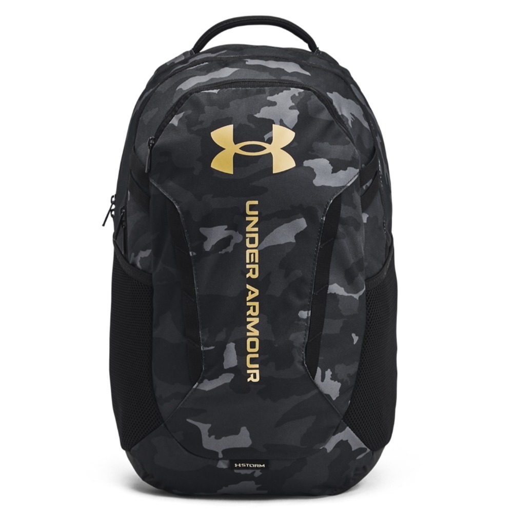 UA Hustle 6.0 Backpack 迷彩 防潑水 可放15英吋筆電 底層可放鞋 雙肩背包