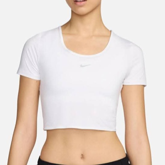 女款 Nike One Classic 短版美背短袖上衣 (FN2852-100)