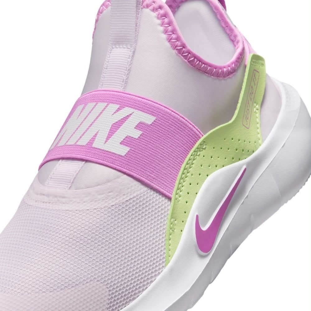 大童NIKE FLEX RUNNER 4 GS 粉 襪套式 緩震 休閒運動鞋