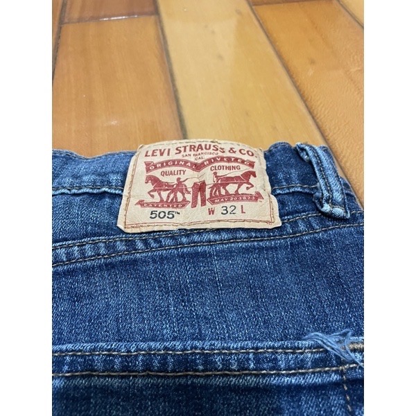 Levi’s 505牛仔短褲-細節圖2