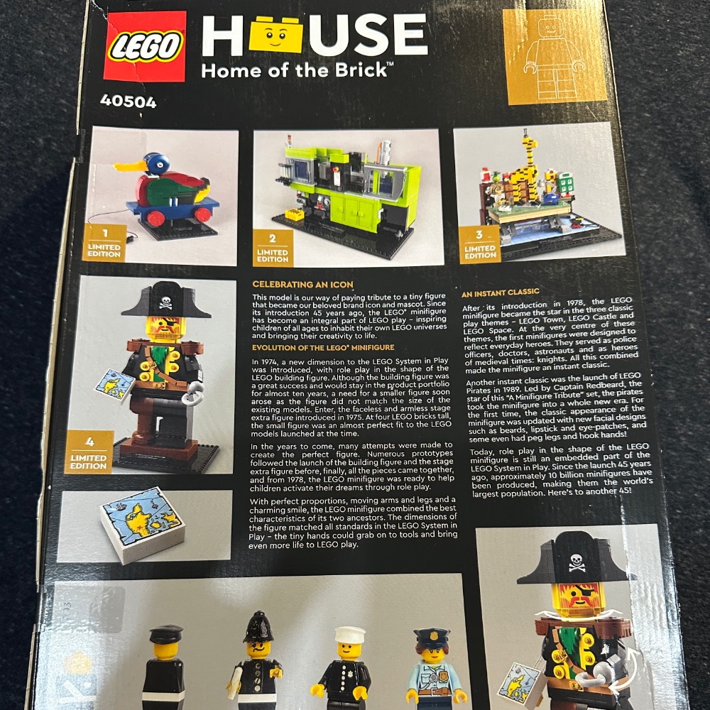 Lego 樂高40504全新 紅鬍子海盜船長-細節圖2