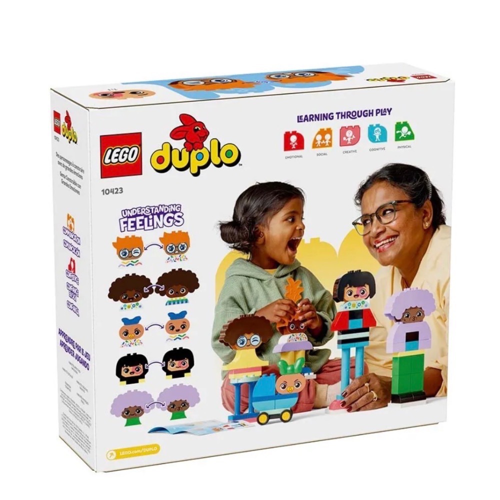 全新未拆 現貨 出清LEGO duplo 10423 人偶情感百變組 得寶系列-細節圖2