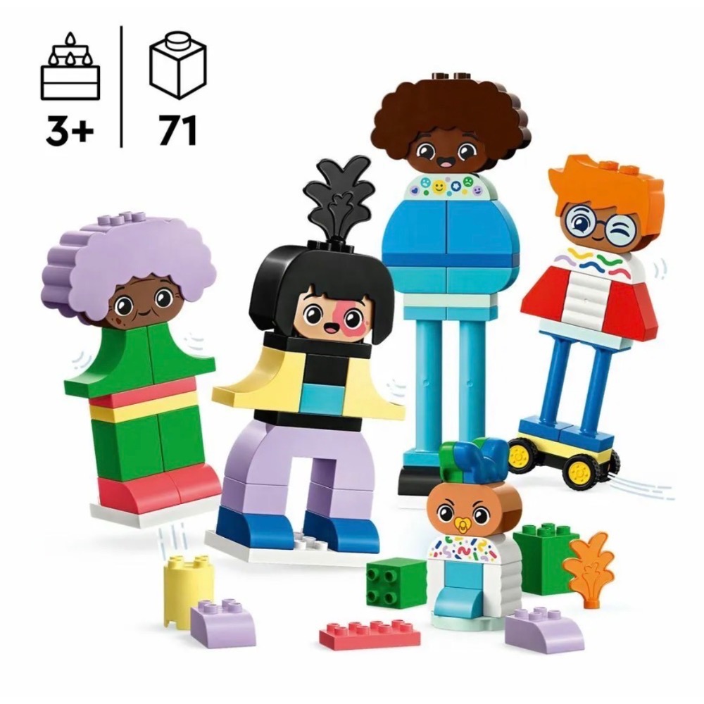 全新未拆 現貨 出清LEGO duplo 10423 人偶情感百變組 得寶系列-細節圖3