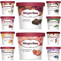 【最低每杯 $58】哈根達斯 100ml 迷你杯 +1＝1杯。552↑免運。領券最低每杯$58.4