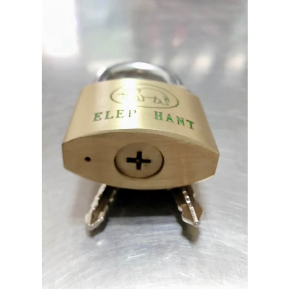 銅鎖40mm十字同號碼-細節圖2