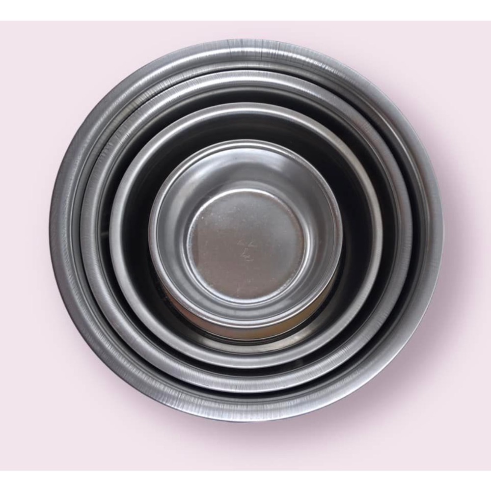 不鏽鋼材質鍋、碗  4個ㄧ組-細節圖2