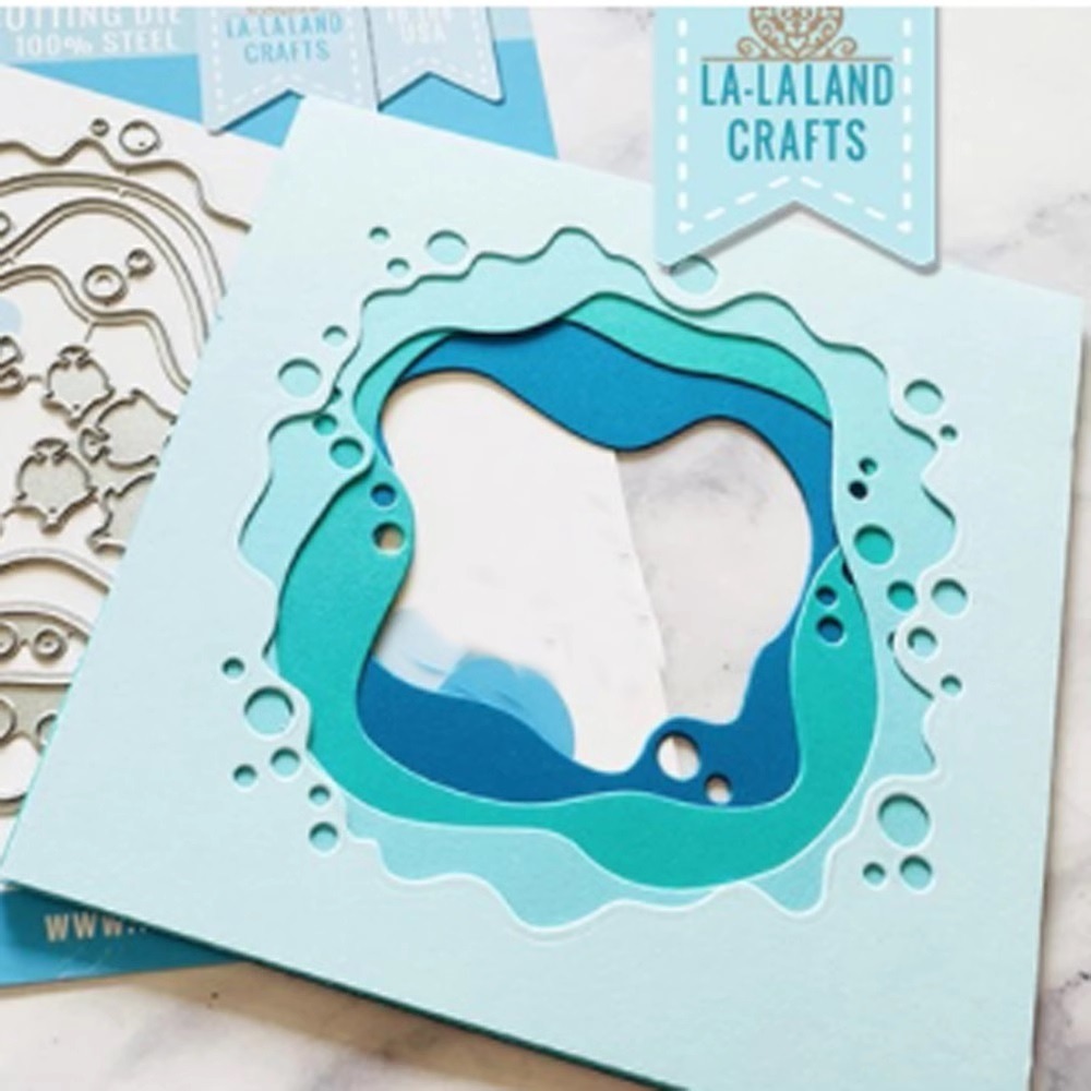 [CT993]《海洋系列立體框》卡片製作工具切割切割刀模 TBABB-細節圖3