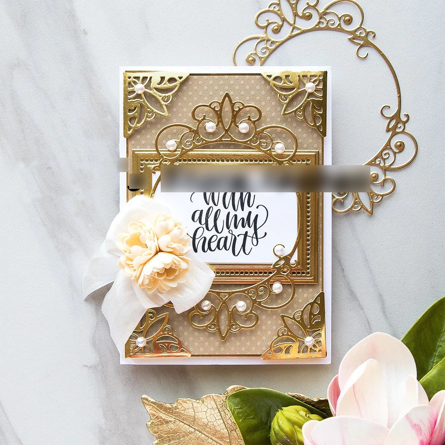 ✈預購✈ [CT984]《角框裝飾》DIY相冊卡片製作工具切割模板切割刀模 TB0HH-細節圖3