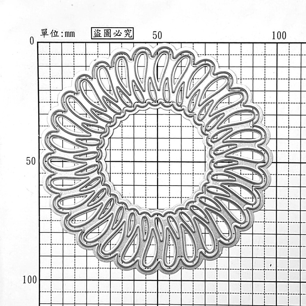 [CT956]《水滴花朵》DIY相冊卡片製作工具切割模板切割刀模 TB0CB-細節圖5