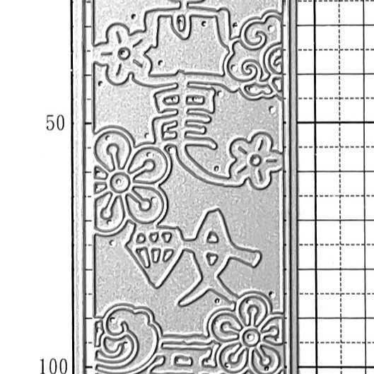 [CT953]《萬事如意》DIY相冊卡片製作工具切割模板切割刀模 TB0CG-細節圖4