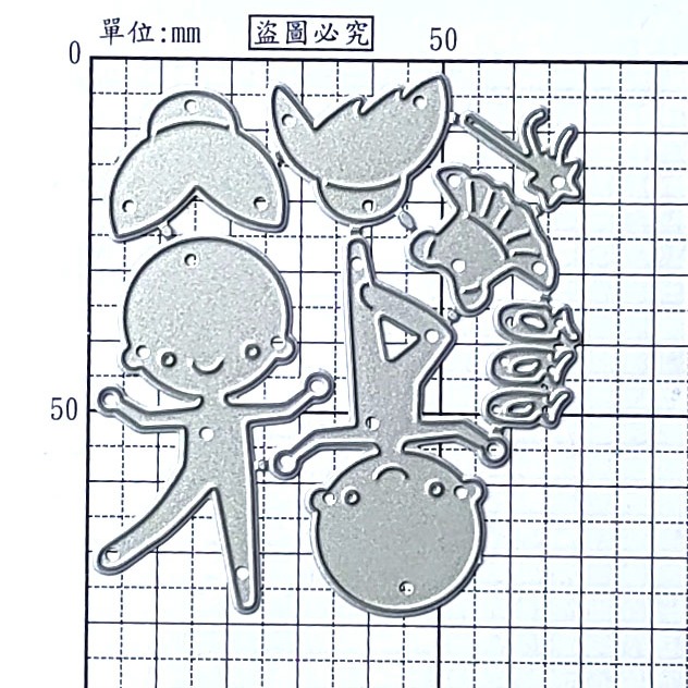 ✈預購✈ [CT951]《芭蕾舞女孩》DIY相冊卡片製作工具切割模板切割刀模 TB0HH-細節圖6