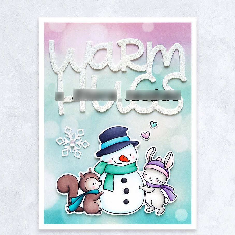 [CT940]《Warm Hugs》DIY相冊卡片製作工具切割模板切割刀模 TB00G-細節圖5