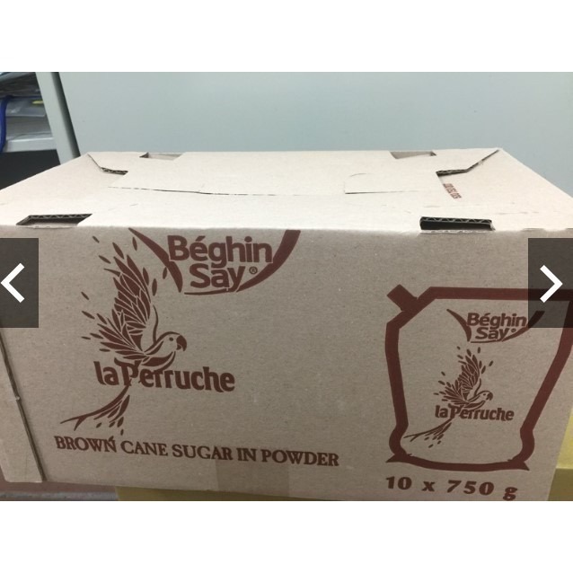 【老街烘焙坊】La Perruche 法國 鸚鵡牌細蔗糖1箱(750g*12包) / 現貨 / 原裝 / 鸚鵡細蔗糖-細節圖2