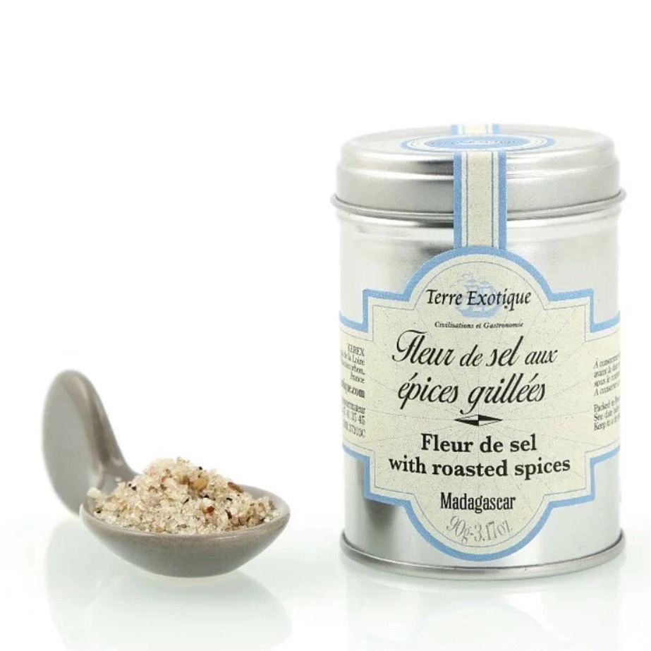 【老街烘焙坊】法國Terre Exotique 泰芮香料 碳烤風味香料馬達加斯加鹽之花 110g (原裝現貨)-細節圖4