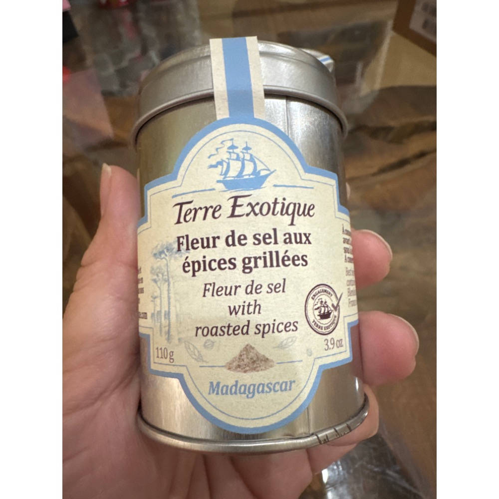 【老街烘焙坊】法國Terre Exotique 泰芮香料 碳烤風味香料馬達加斯加鹽之花 110g (原裝現貨)-細節圖5