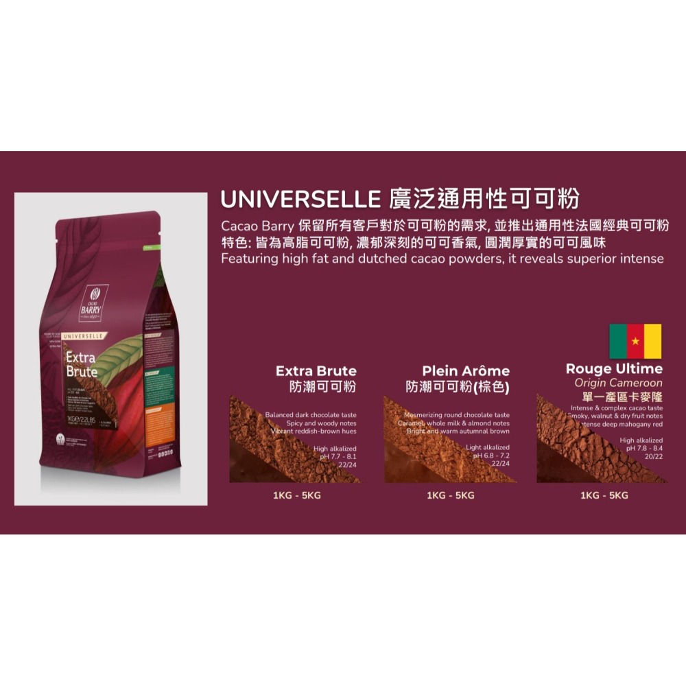 【老街烘焙坊】法國CACAO BARRY 可可巴芮 防潮可可粉 (分裝)-細節圖4
