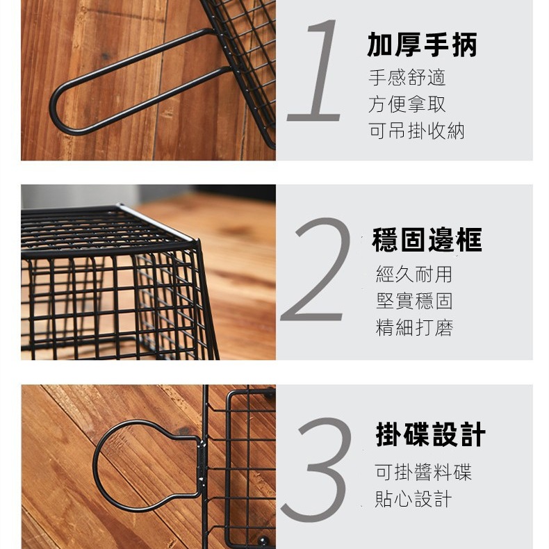 💕台灣現貨 免運💕美式創意炸籃 快速出貨 薯條籃 小吃籃 小吃筐 炸籃 美式風格 點心籃 點心盤-細節圖2