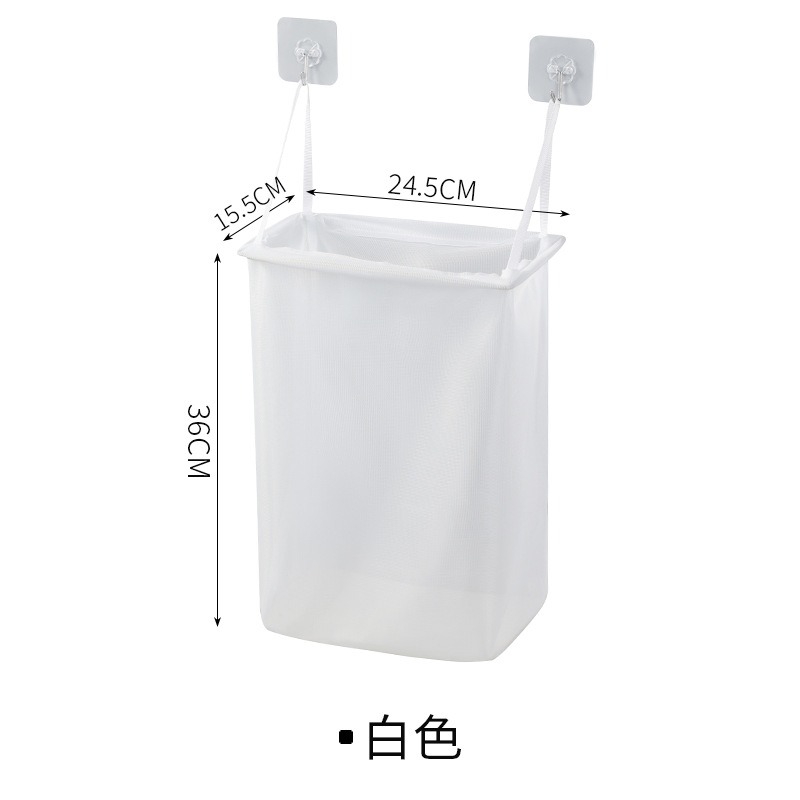 💕快速出貨💕可掛式洗衣籃 收納籃 髒衣籃 壁掛籃 置物籃 髒衣收納籃 簡約洗衣籃 分類籃 免釘孔洗衣籃-細節圖5