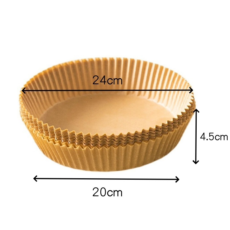 💕台灣現貨💕氣炸鍋烘培紙盤 烘焙紙盤 氣炸鍋專用紙 矽油紙 烘焙紙 圓形烘焙紙 食品調理紙 氣炸鍋紙 紙盤 硅油紙-細節圖9