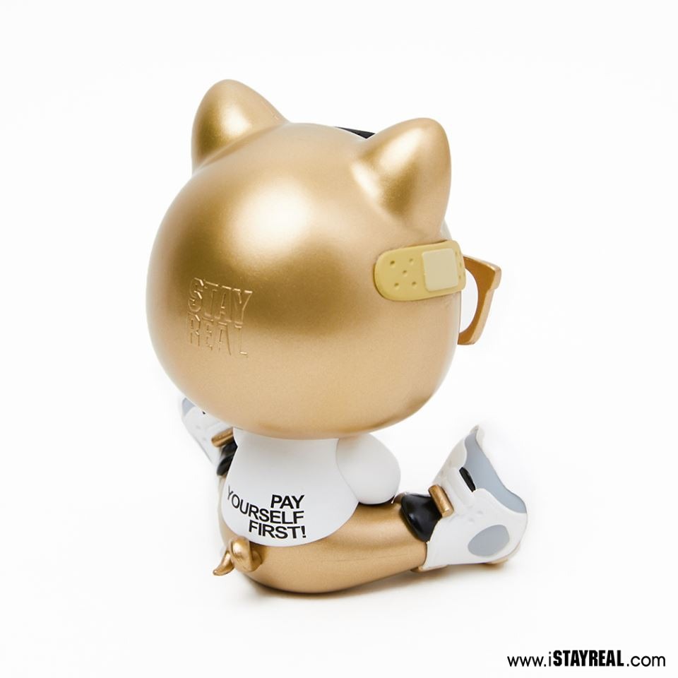 限量 STAYREAL 公仔 汪汪鼠小小公仔特金版、噗～豬豬鼠小小公仔特金版-細節圖3