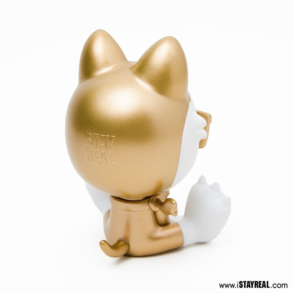 限量 STAYREAL 公仔 汪汪鼠小小公仔特金版、噗～豬豬鼠小小公仔特金版-細節圖6