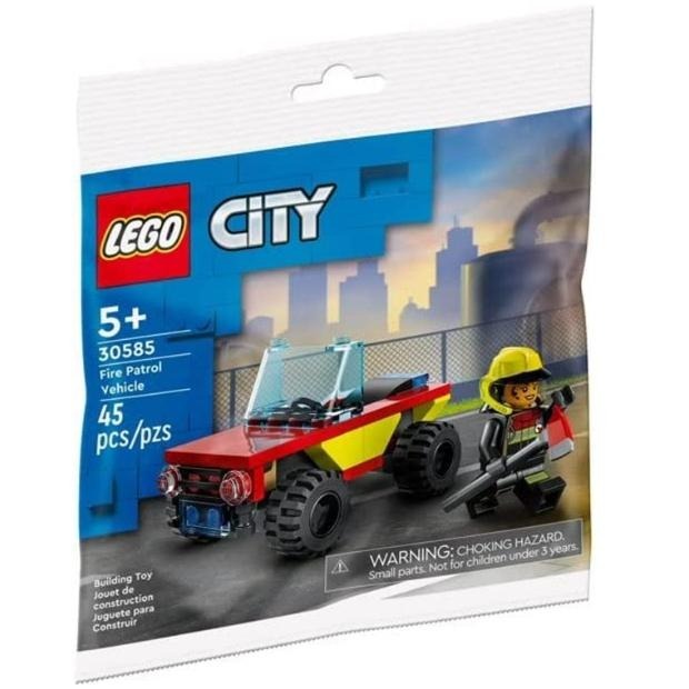 【磚星球】樂高 LEGO 30585 城市 消防巡邏車 Fire Patrol Vehicle Polybag-細節圖2
