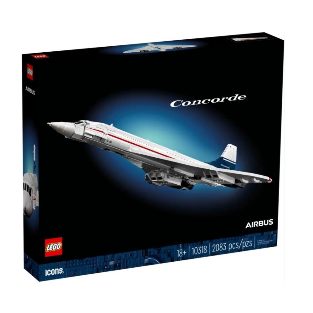 【磚星球】樂高 LEGO 10318 ICONS™ 協和號客機 Concorde-細節圖2
