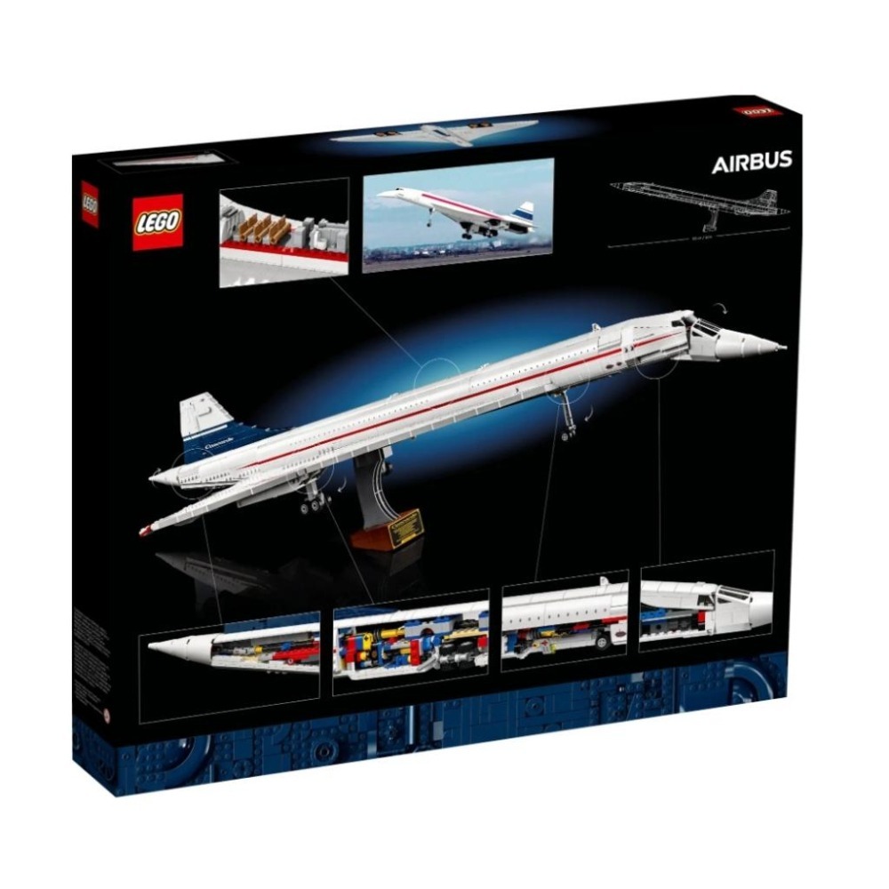 【磚星球】樂高 LEGO 10318 ICONS™ 協和號客機 Concorde-細節圖4
