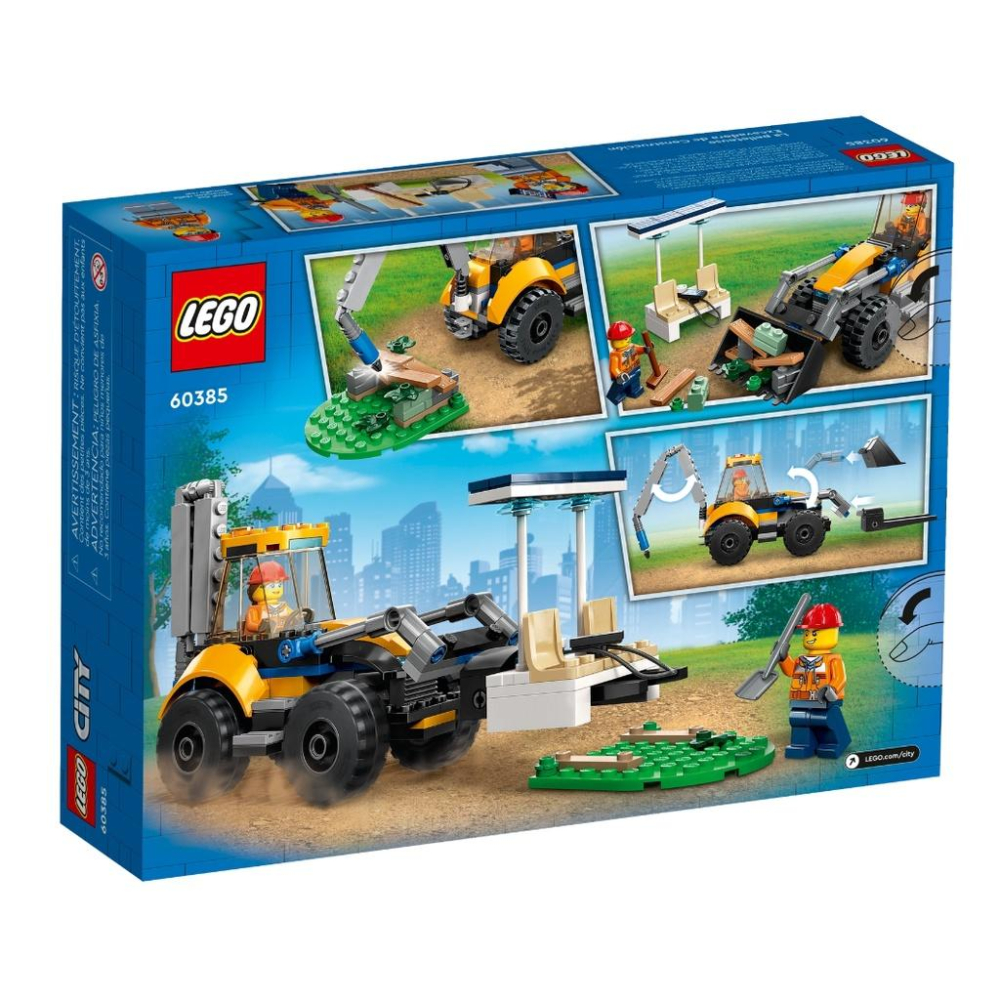 【磚星球】樂高 LEGO 60385 城市系列 工程挖土機 Construction Digger-細節圖4
