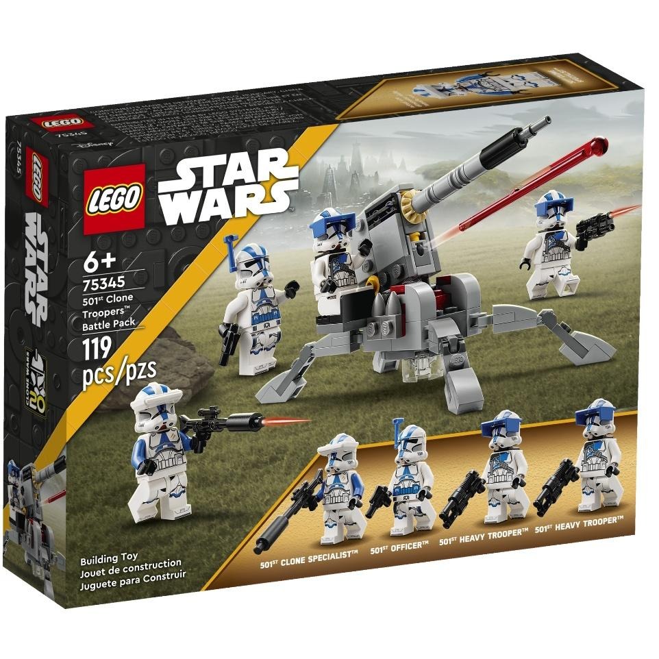 【磚星球】樂高 LEGO 75345 星際大戰系列 501軍團複製士兵 501 Clone Trooper Battle-細節圖2