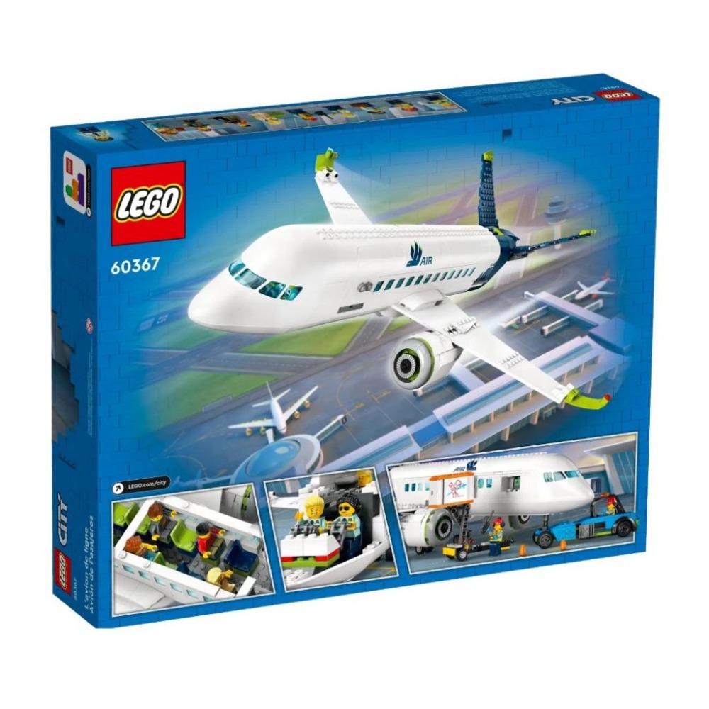 【磚星球】樂高 LEGO 60367 城市系列 客機 Passenger Airplane-細節圖4