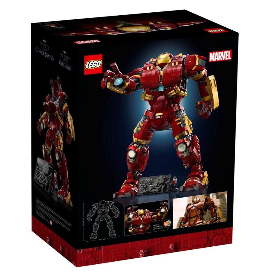 【磚星球】樂高 LEGO 76210 漫威系列 浩克毀滅者 Hulkbuster​-細節圖4