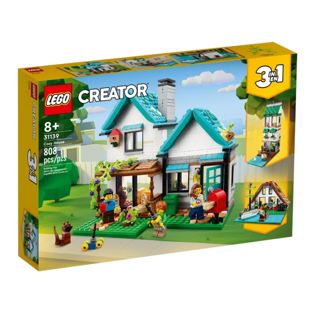 【磚星球】樂高 LEGO 31139 創意三合一系列 溫馨小屋 Cozy House-細節圖2