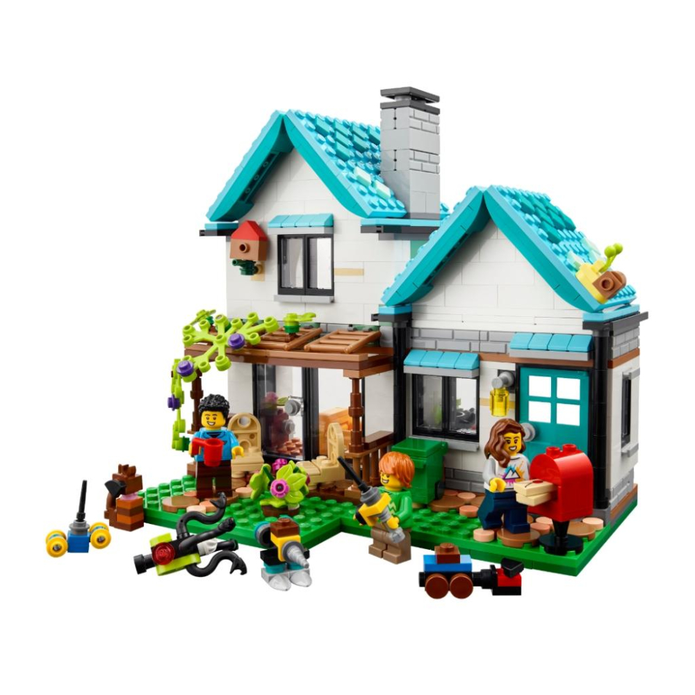【磚星球】樂高 LEGO 31139 創意三合一系列 溫馨小屋 Cozy House-細節圖3