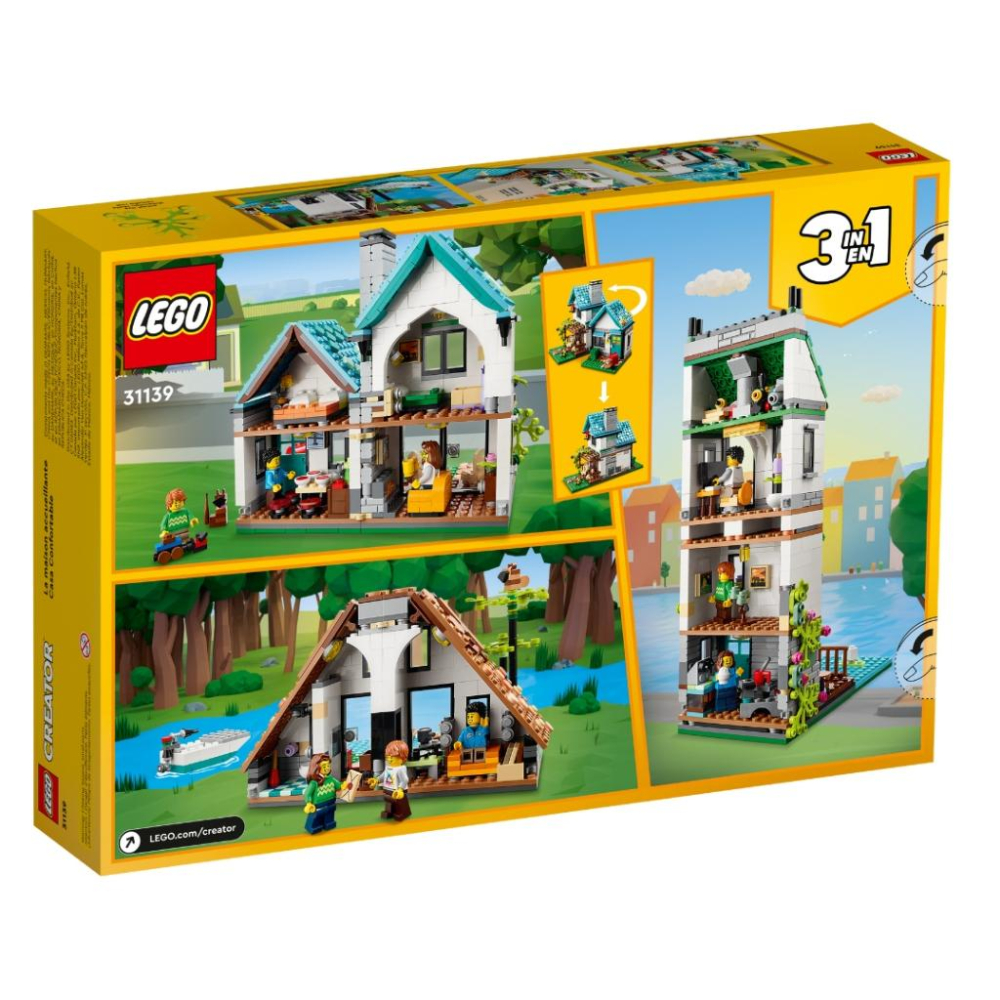 【磚星球】樂高 LEGO 31139 創意三合一系列 溫馨小屋 Cozy House-細節圖6